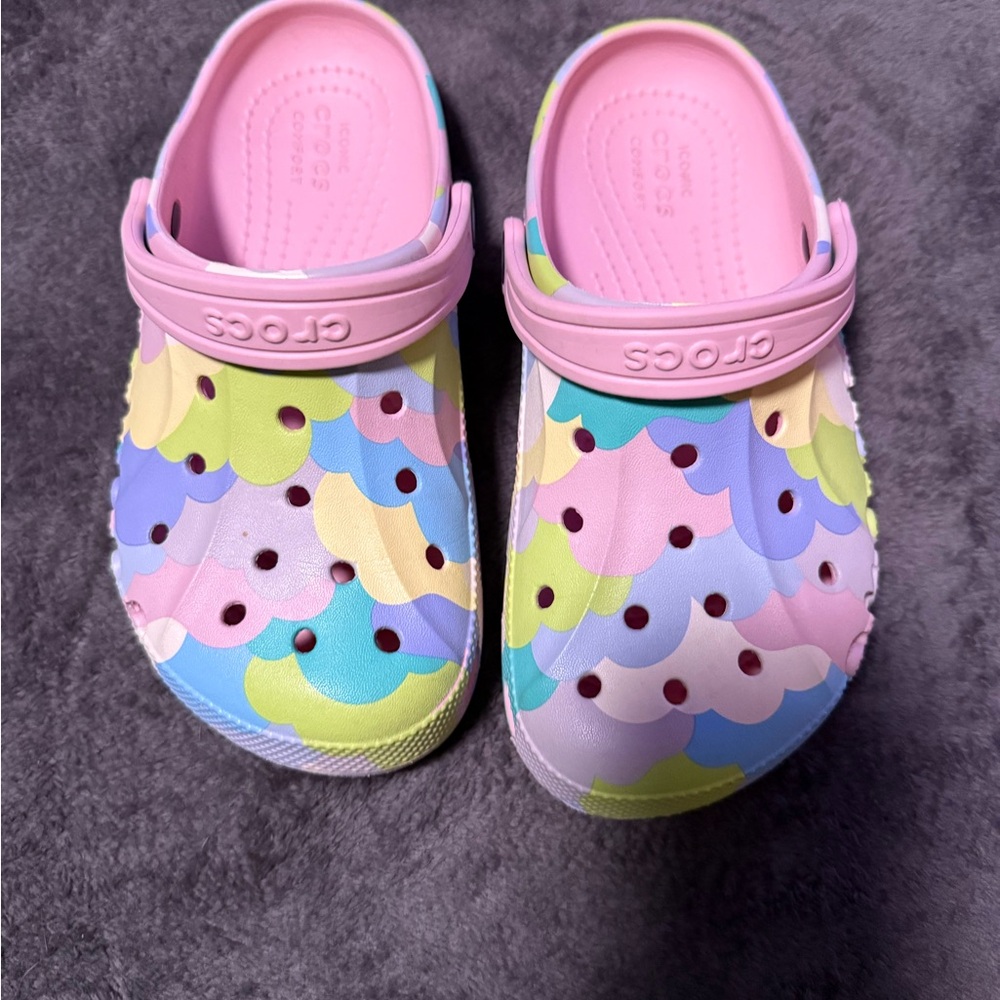 CROCS Kids' Pastel Pattern Clogs